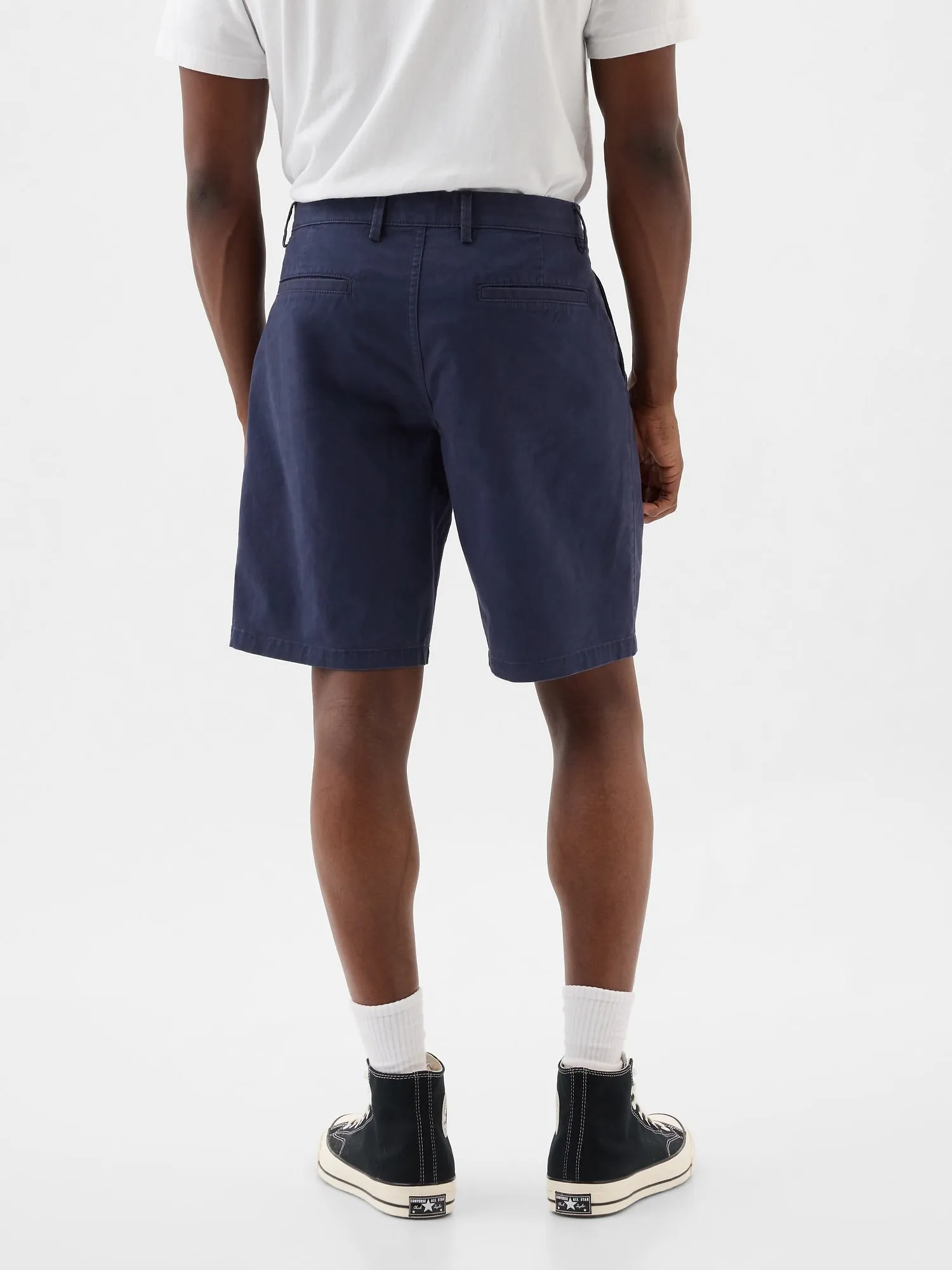 9" Essential Khaki Shorts with Washwell