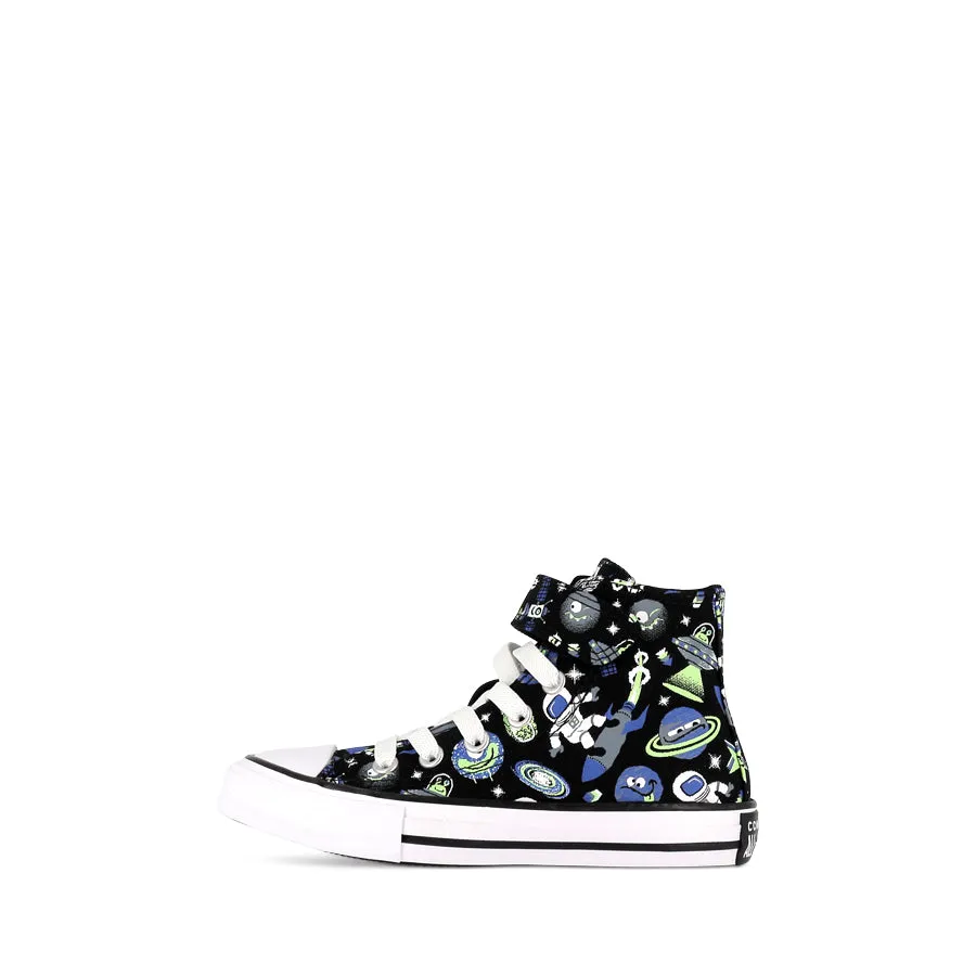 ALL STAR HI KIDS SPACE CRUISER 1V - BLACK/BLUE/GREEN BEAM