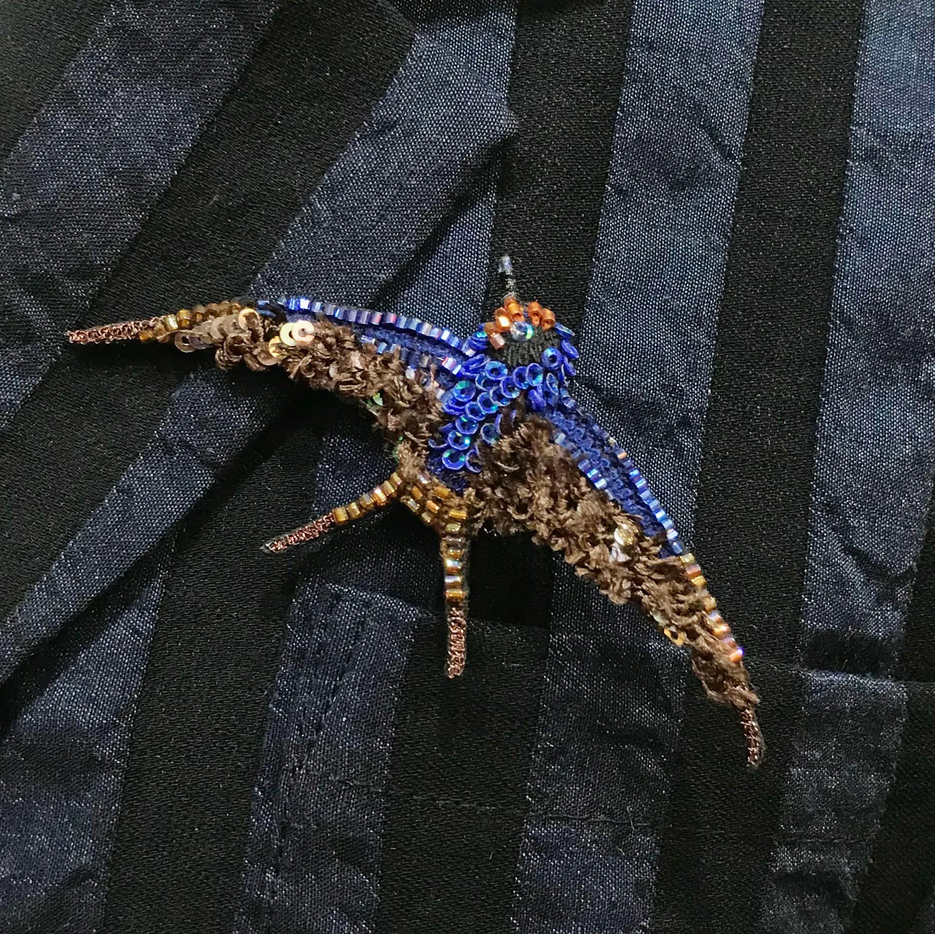 Barn Swallow Brooch