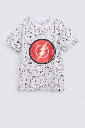 BOYS EMBELLISHED PATCH TEE