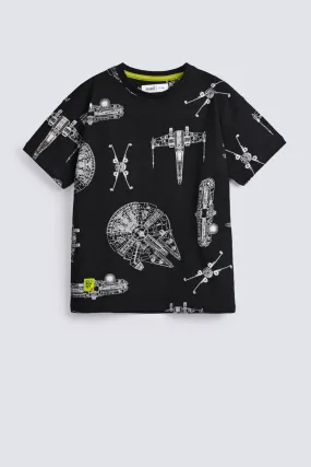 BOYS STAR WARS PRINTED TEE