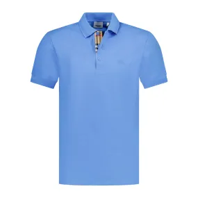 BURBERRY 'EDDIE' POLO-SHIRT BLUE