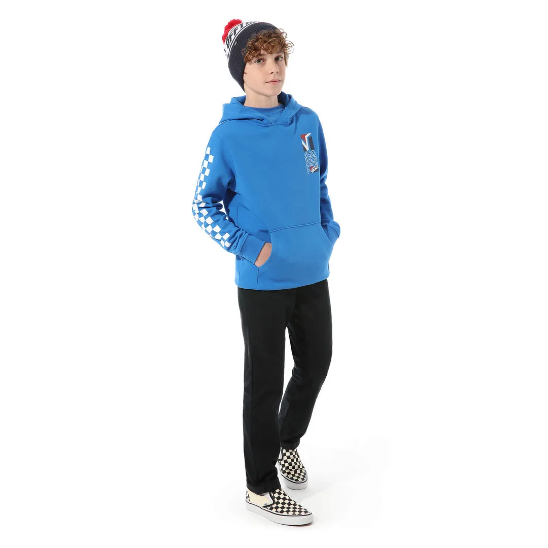 Camisola com Capuz Vans By Skate Disjunction PO Victoria Blue - Kids