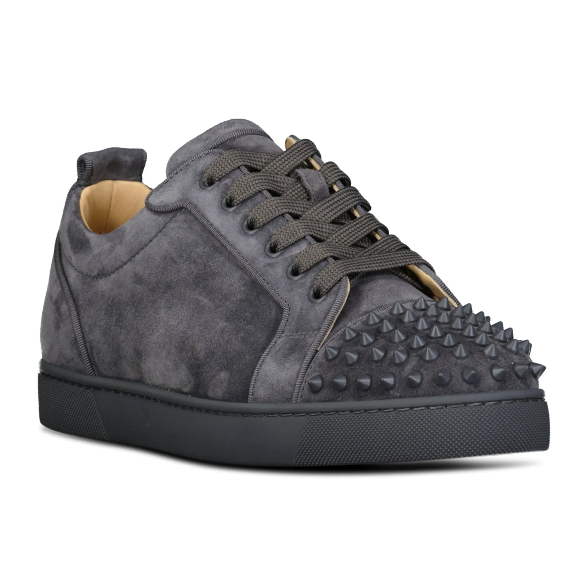 CHRISTIAN LOUBOUTIN 'JUNIOR SPIKES' ORLATO SNEAKERS GREY