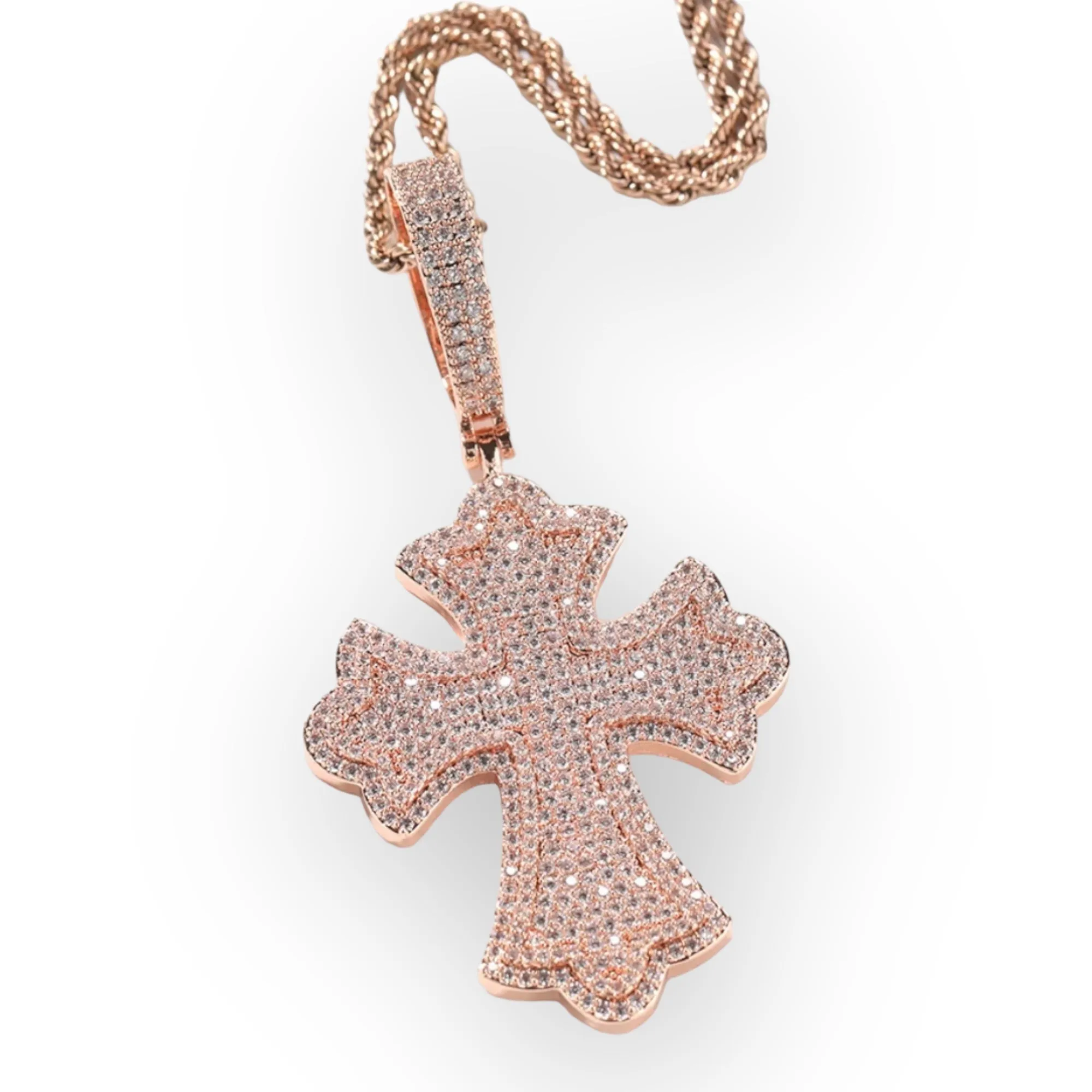 Clechee Diamond Cross Pendant