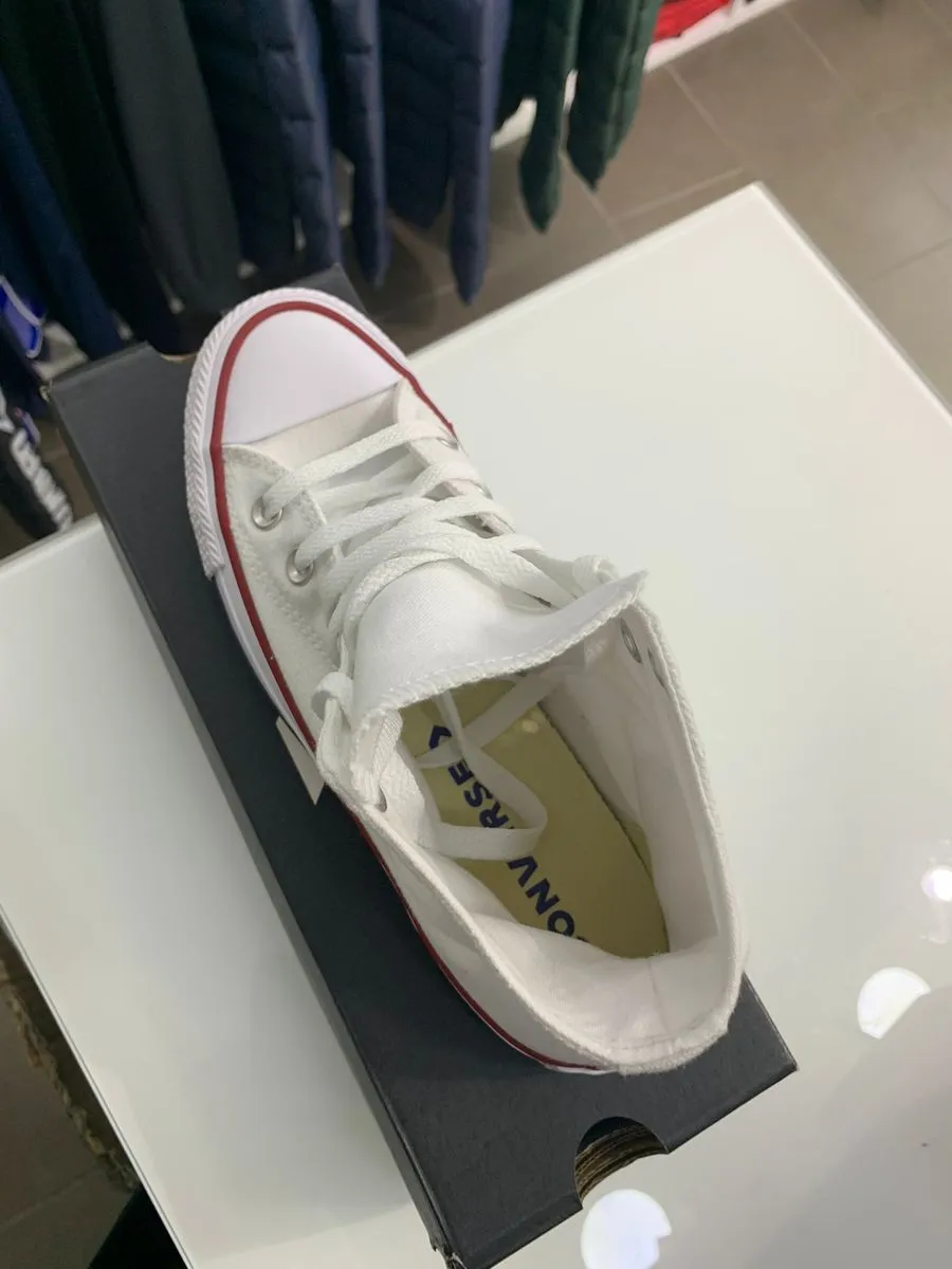 Converse All Star Chuck Taylor Classiche Bianche Alte