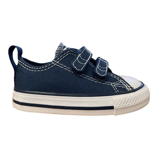 Converse children's sneakers shoe with rip Chuck Taylor All Star OX 711357 blue-white