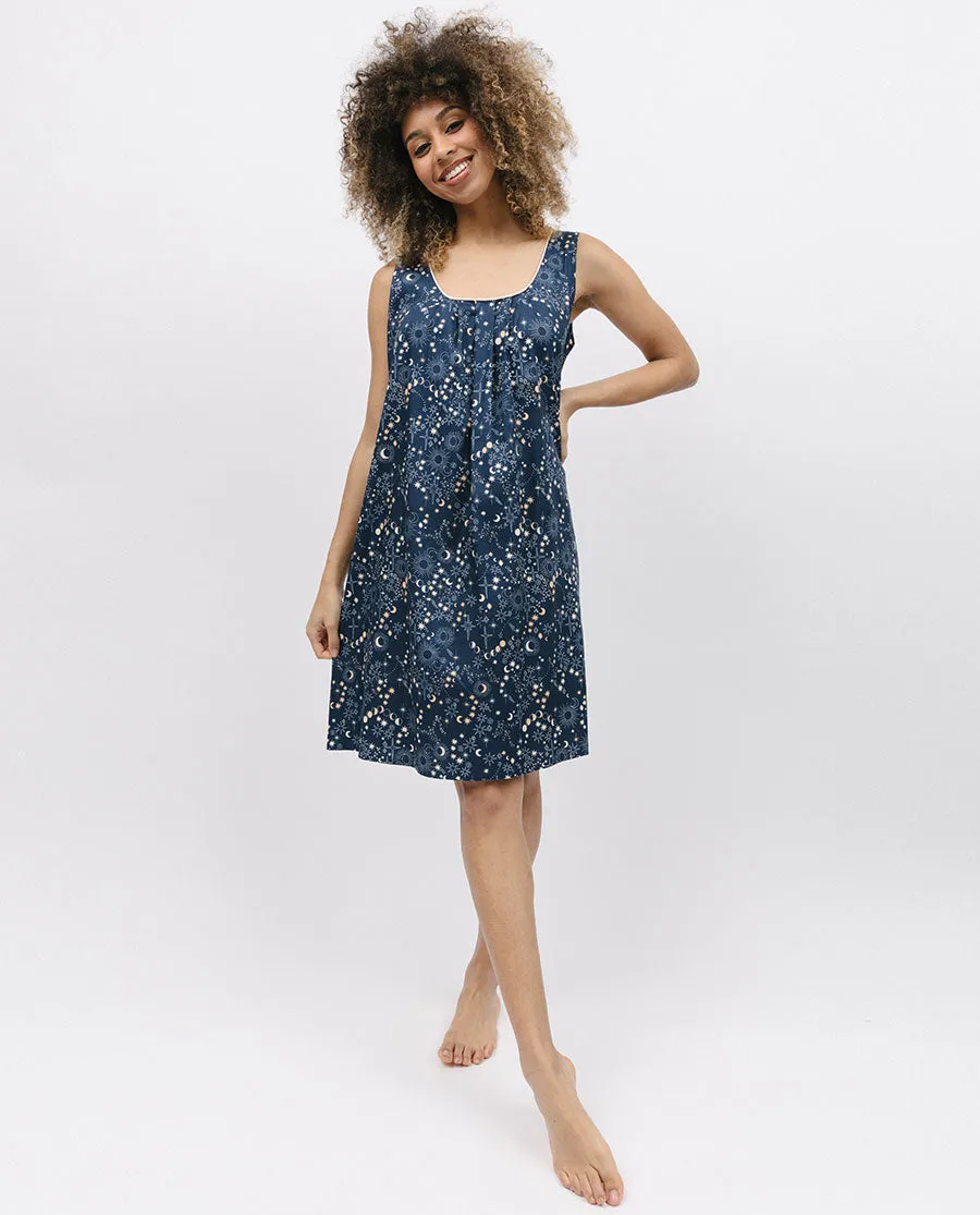 Cosmo Celestial Print Short Nightdress