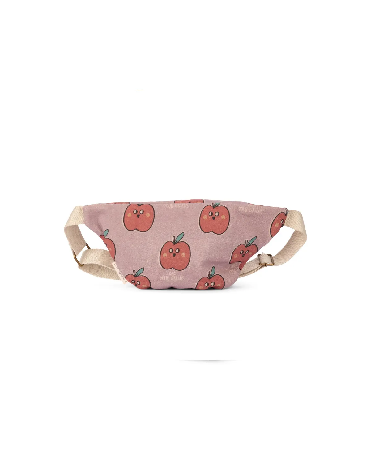 Cotton canvas bumbag - apple