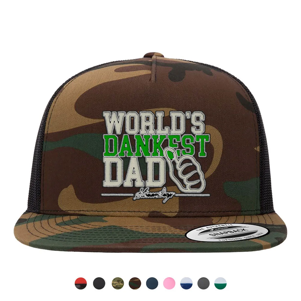 Dankest Dad Snapback Mesh Trucker Hat