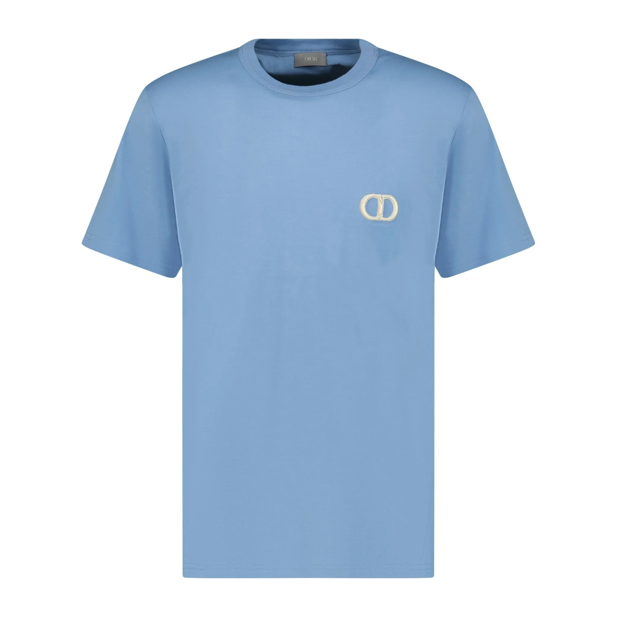 DIOR  'CD ICON' LOGO T-SHIRT BLUE