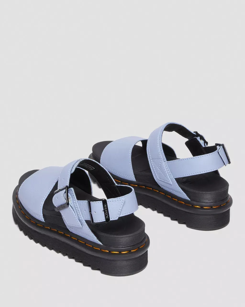 Doc Martens Women's VOSS PISA LEATHER STRAP SANDALS (Zen Blue)