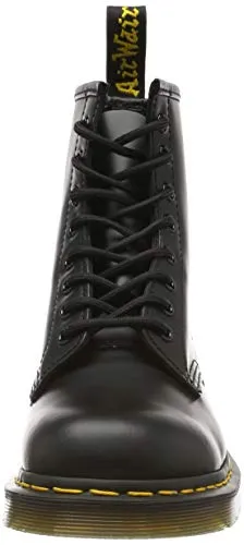 - Dr. Martens 1460 Stivali unisex, in pelle, con 8 occhielli per i lacci, neri, Nero (Black smooth), 43 EU