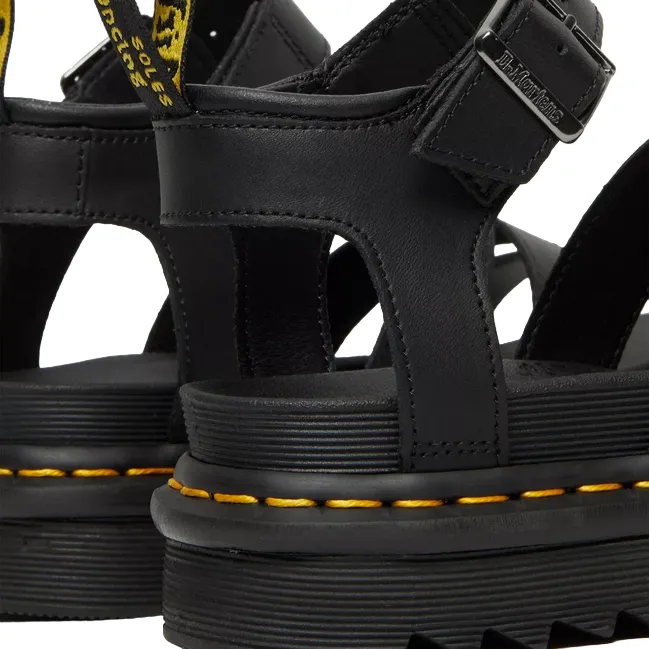 Dr. Martens women's leather sandal with Blaire strap 24235001 black hydro 