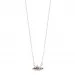 Dune Jewelry Delicate Dune Mountain Necklace - .925 Sterling Silver with Blue Ridge Mountain Elements - Made in the USA