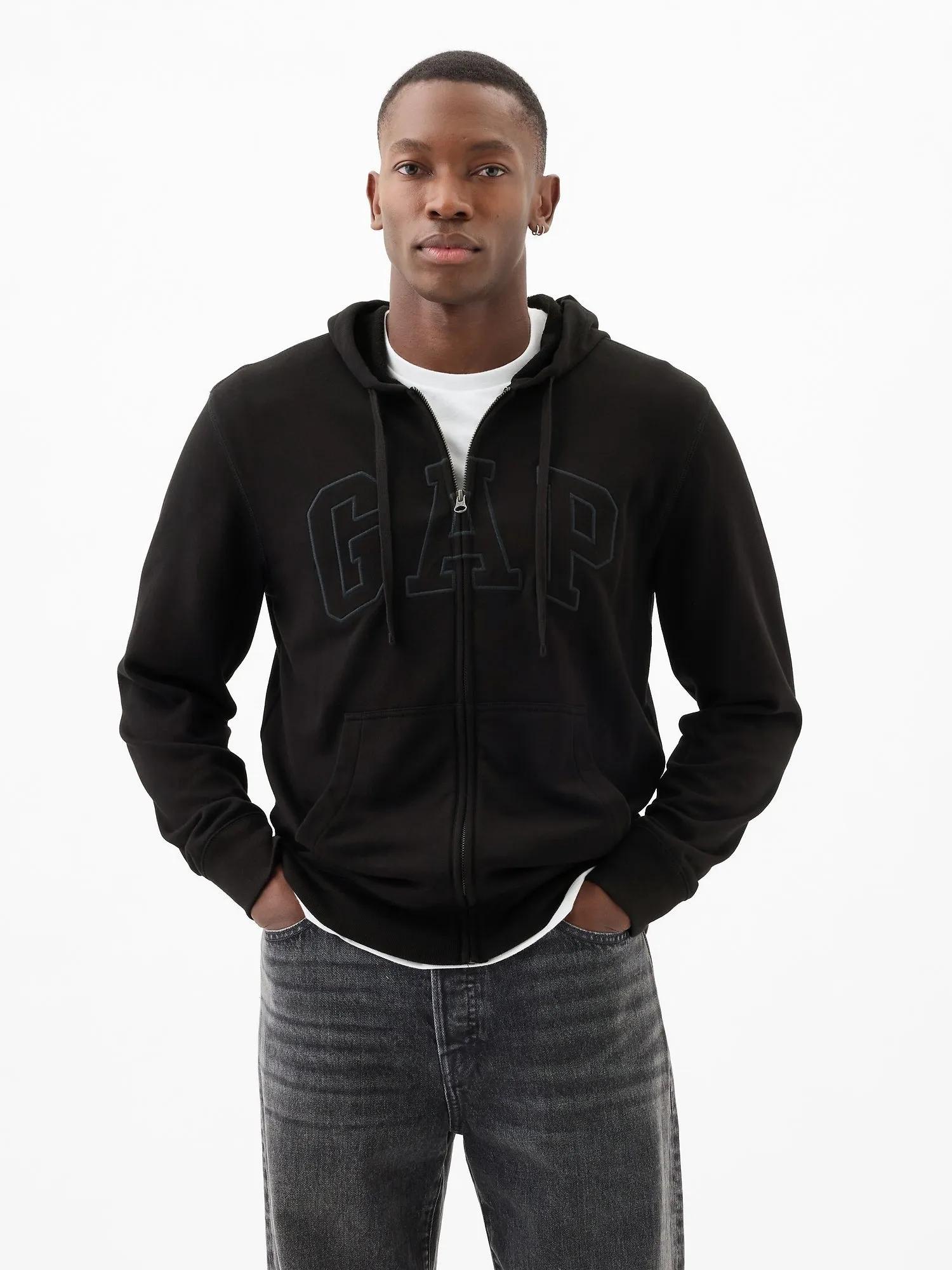 Gap Logo Zip Hoodie