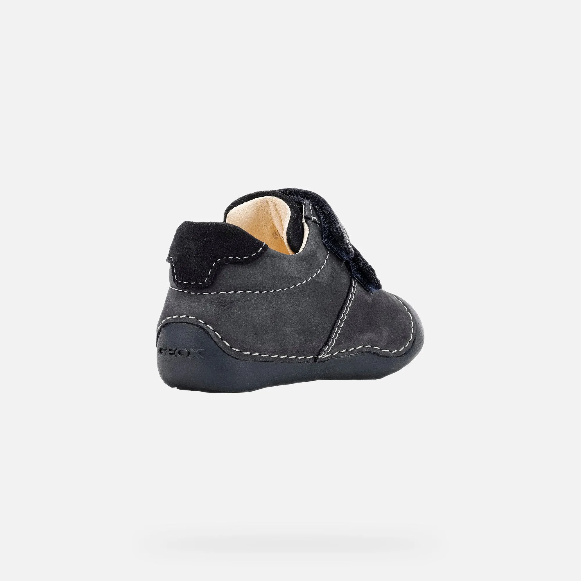 Geox Infants first Shoes Navy Pre Walkers Leather Tutim A