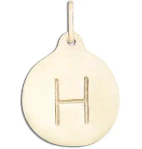 H Alphabet Charm