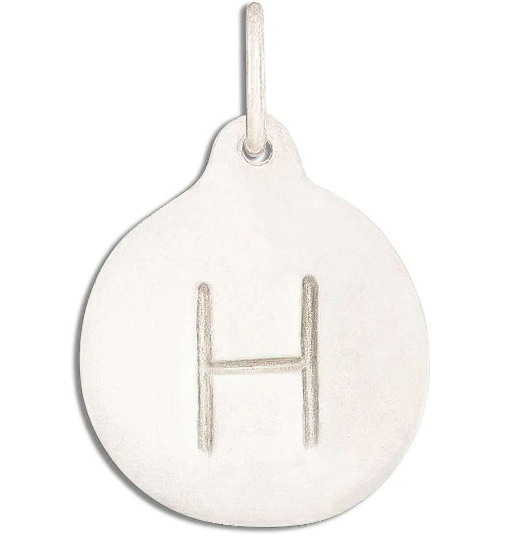 H Alphabet Charm