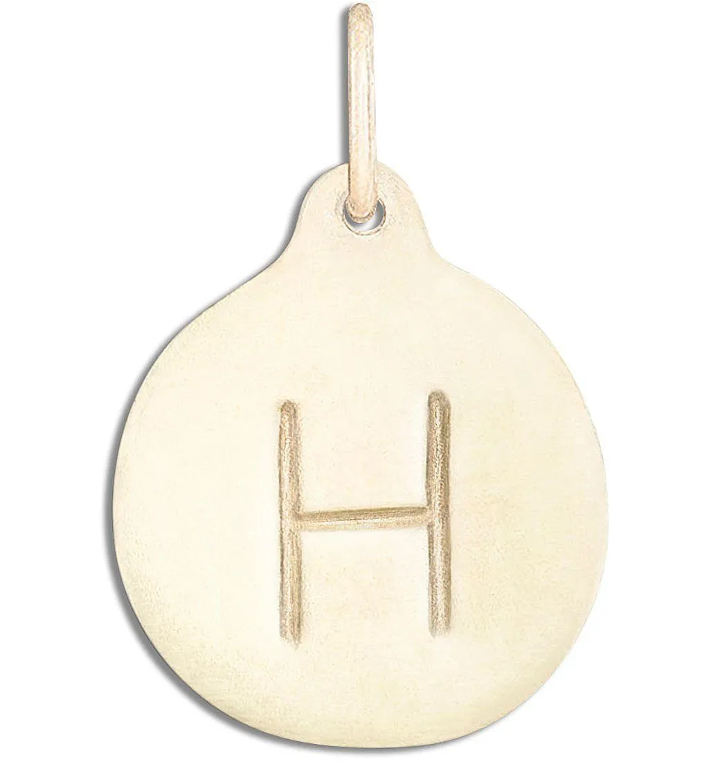 H Alphabet Charm