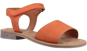 Hush Puppies Annabelle Womens Leather Touch-Fastening Sandal