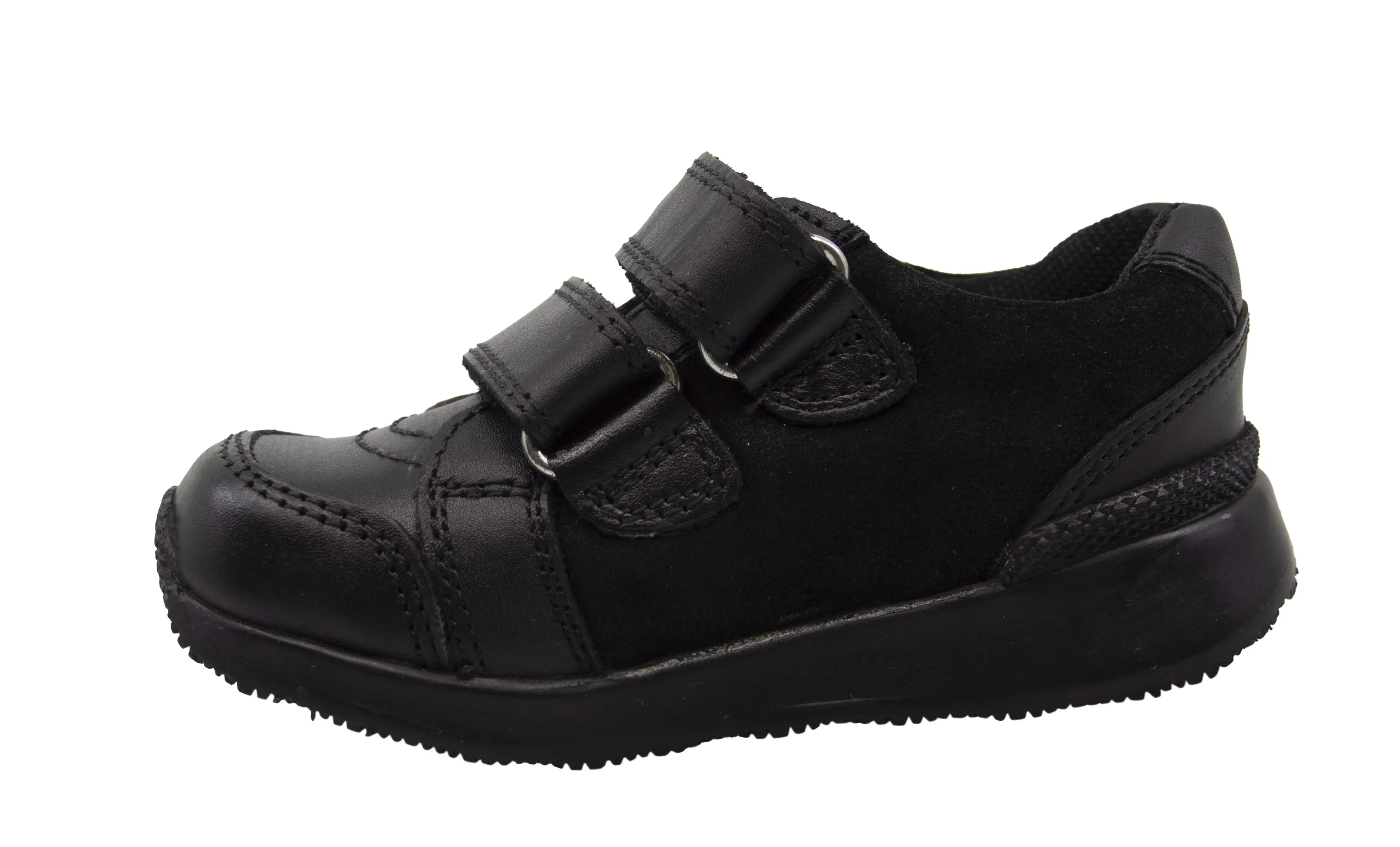 Hush Puppies Diego Kids Black Trainers