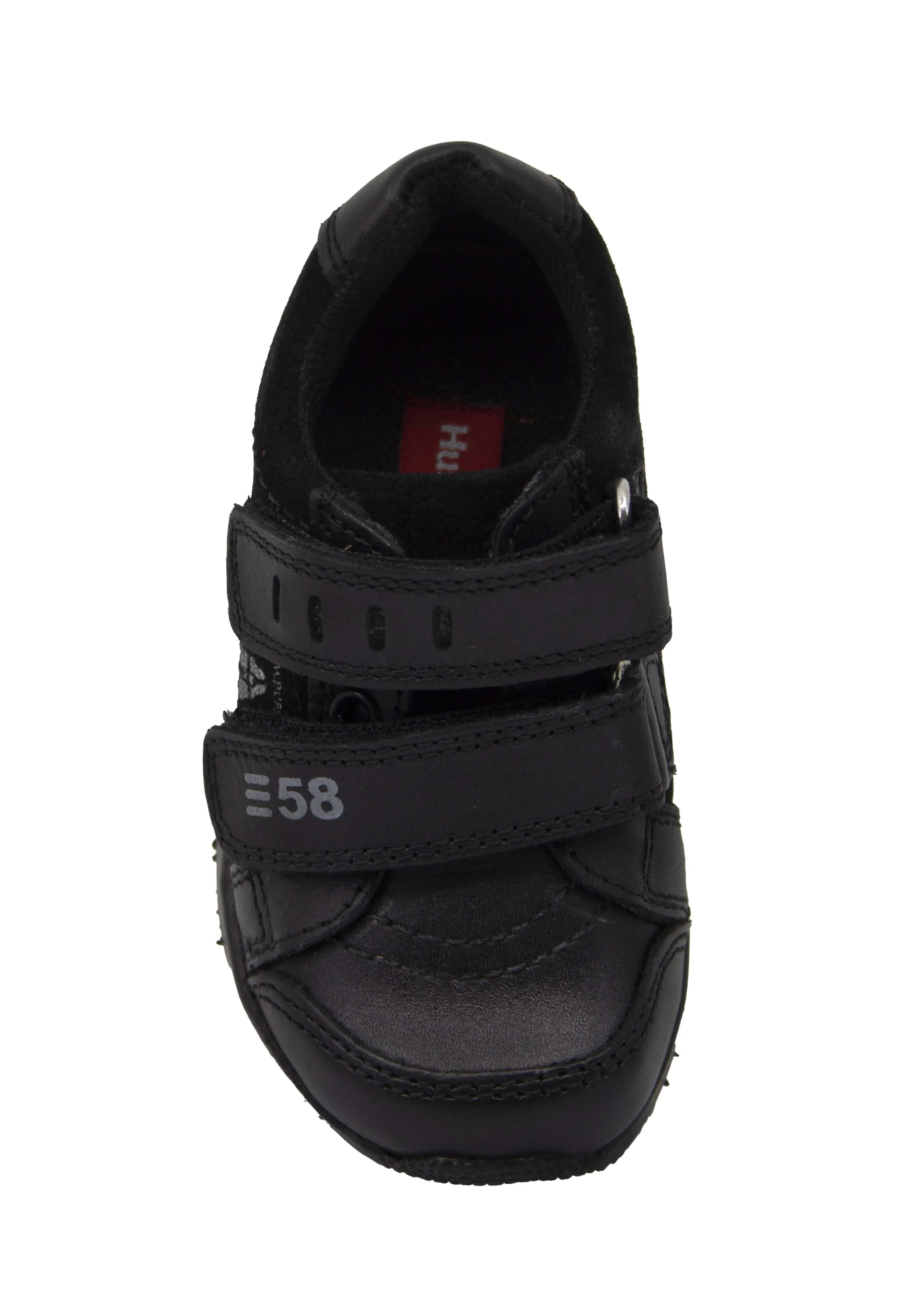 Hush Puppies Diego Kids Black Trainers