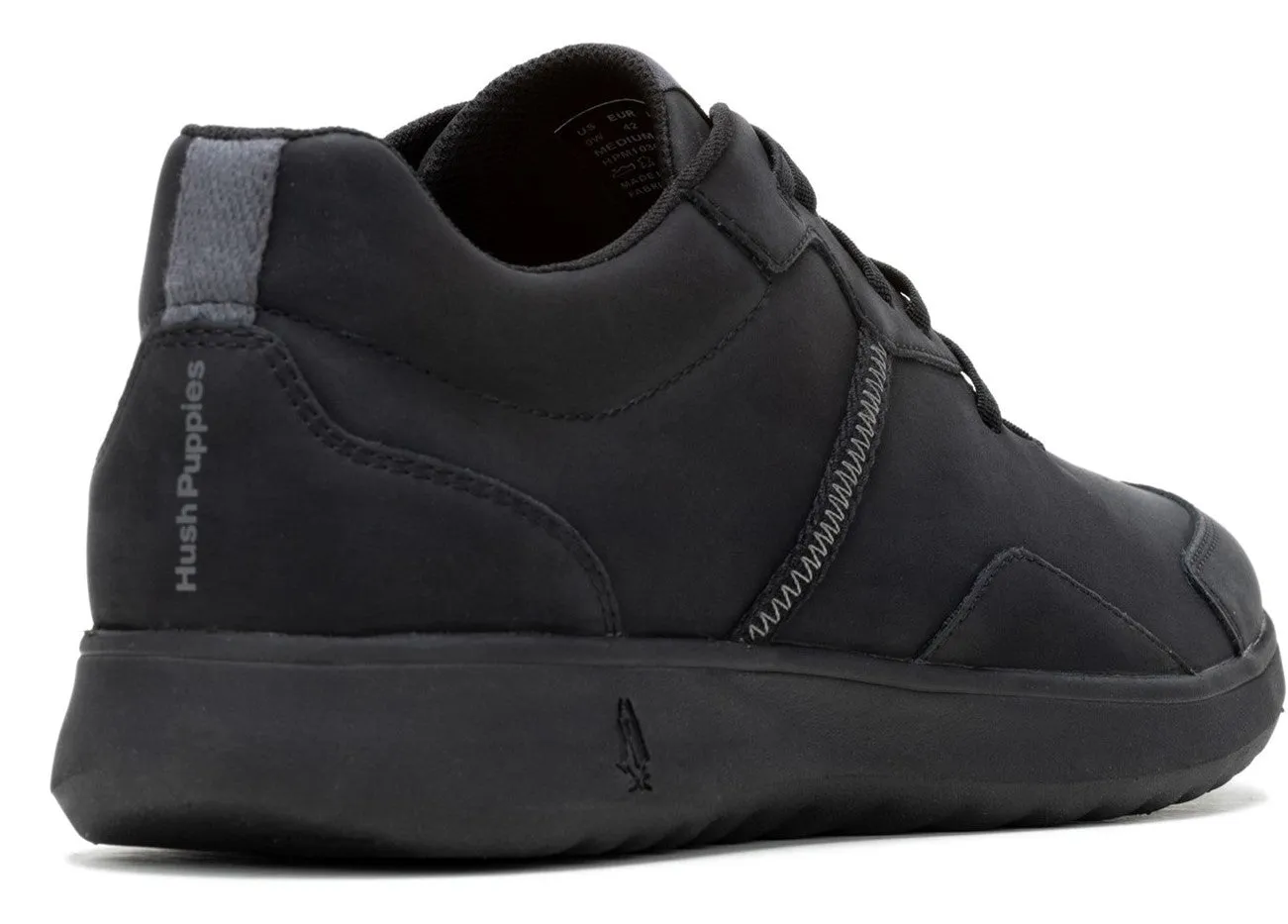 Hush Puppies Good Mens Leather Lace Up Trainer