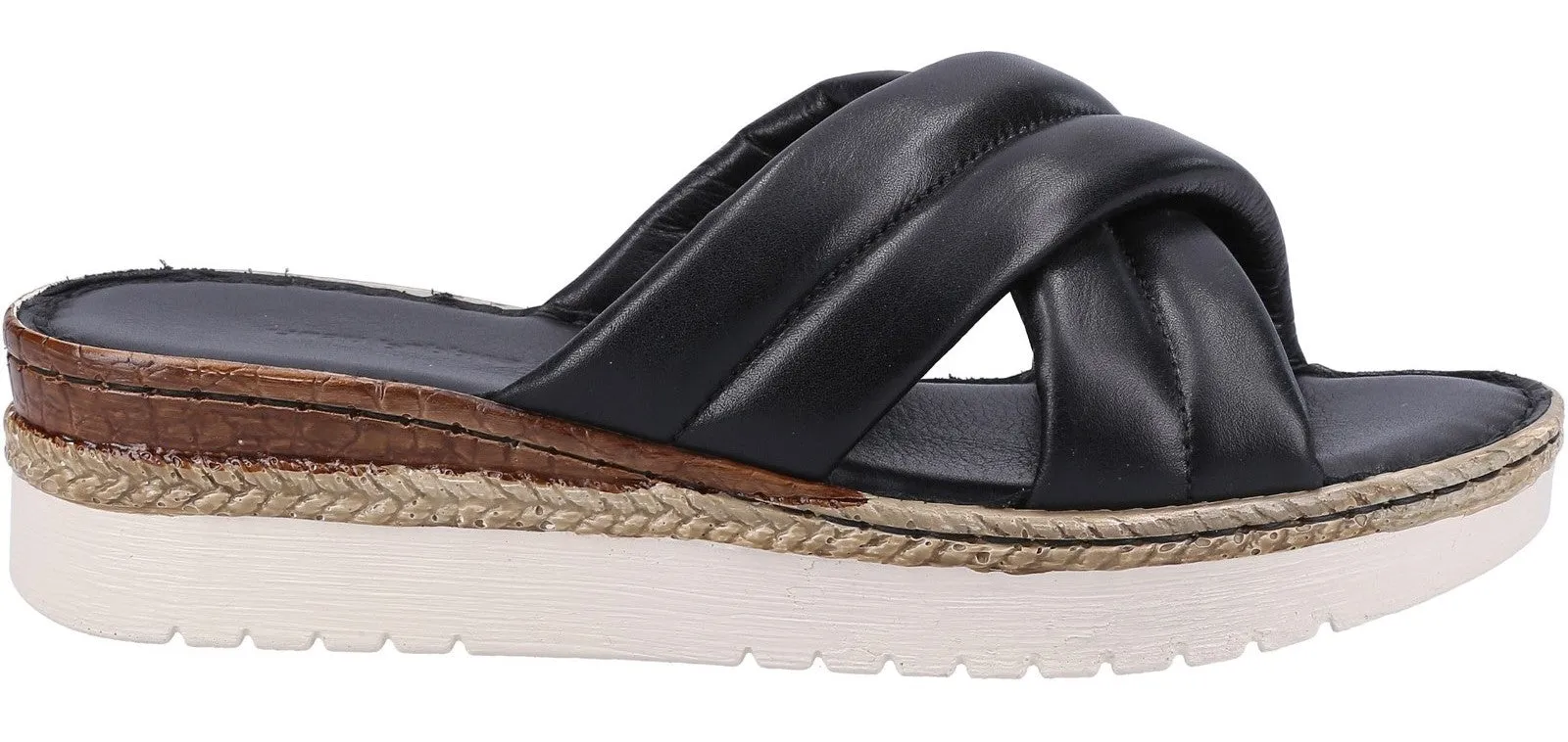 Hush Puppies Samira Womens Leather Mule Sandal