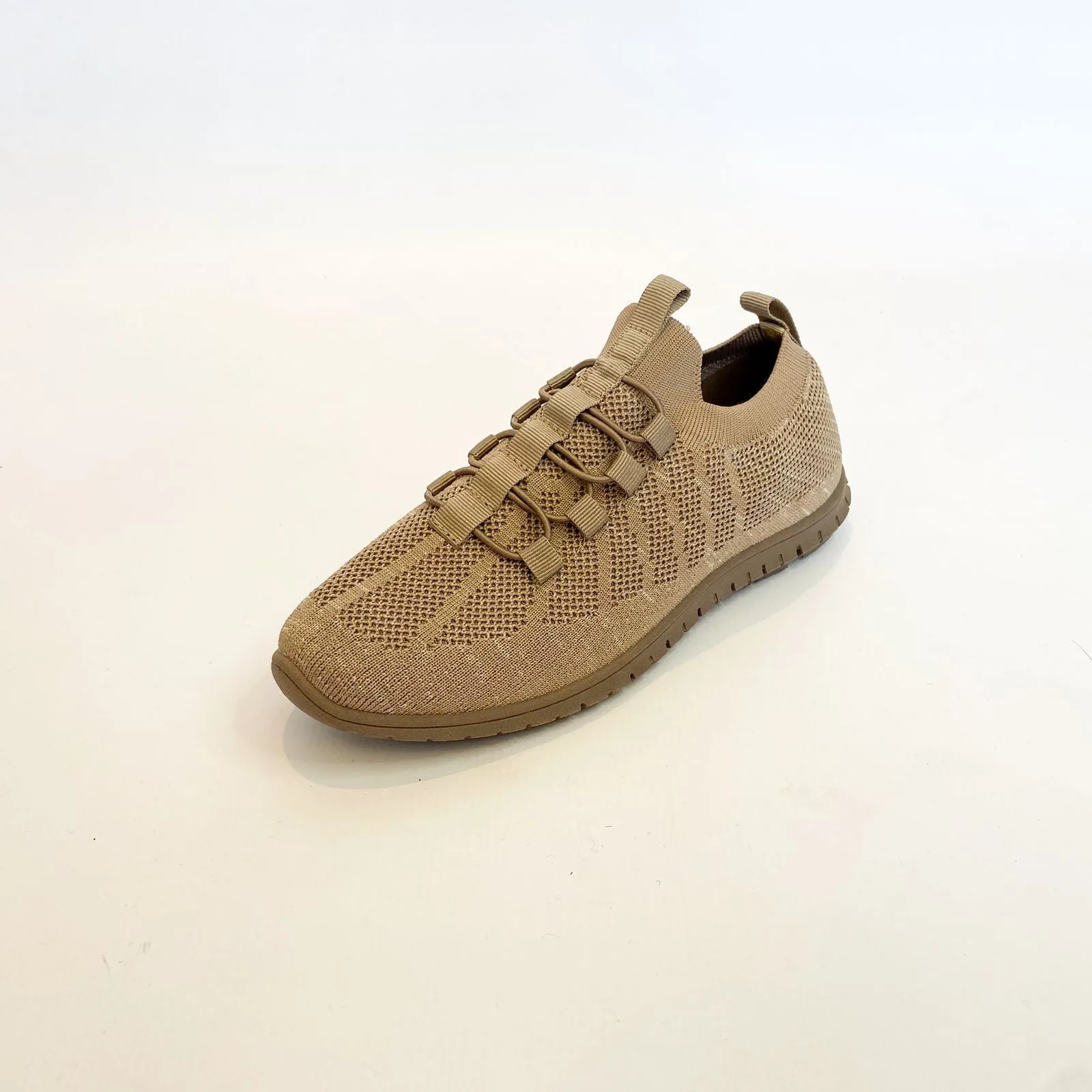 Hush Puppies taupe nansia slip on sneaker