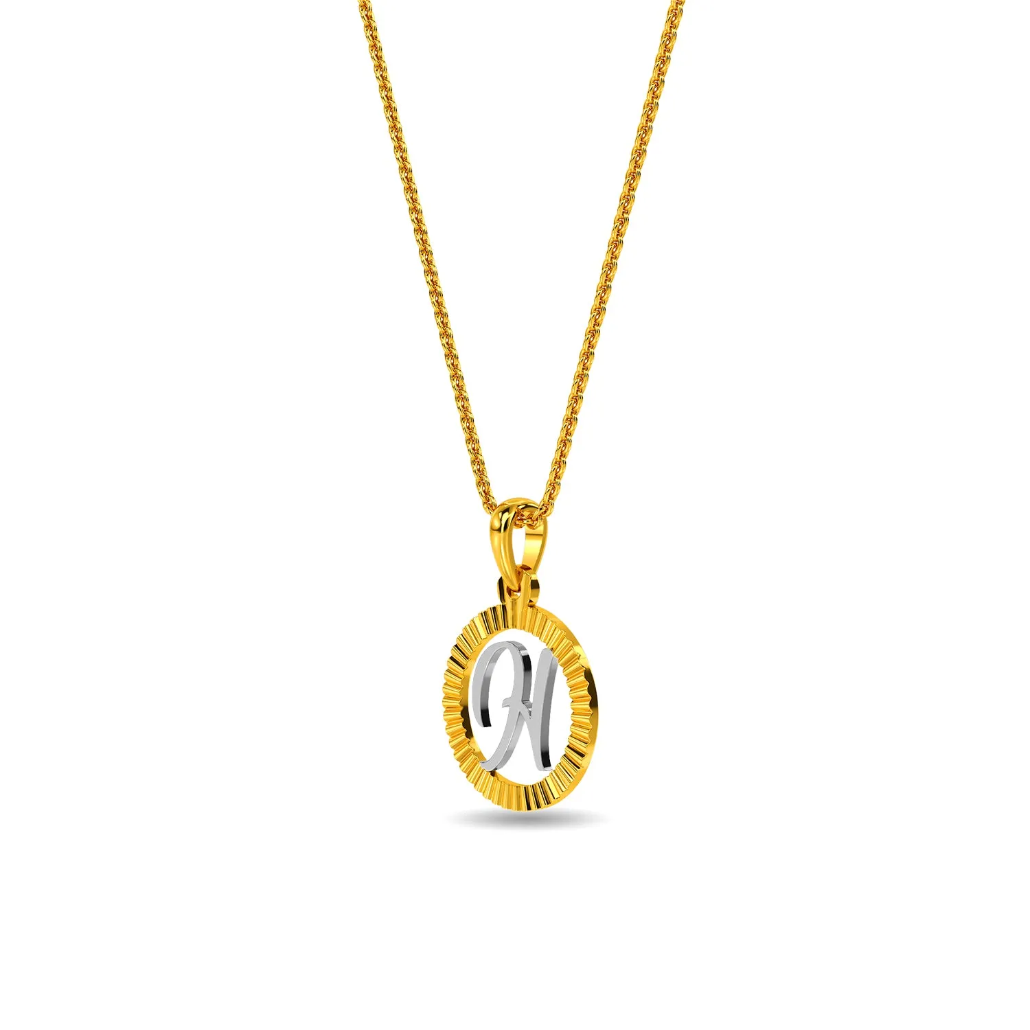 Initial H Pendant