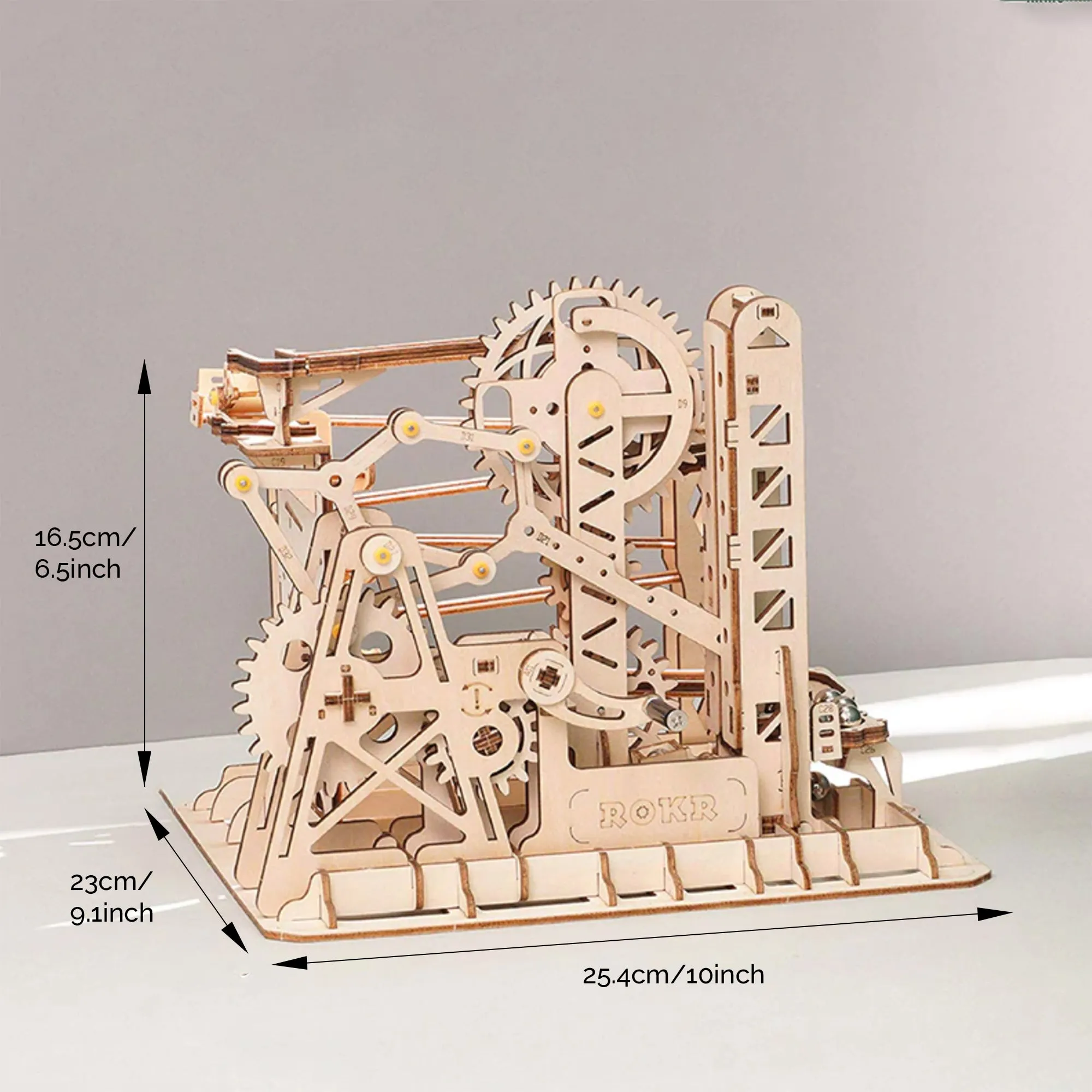 Interactive DIY 3D Wooden Marble Run Game