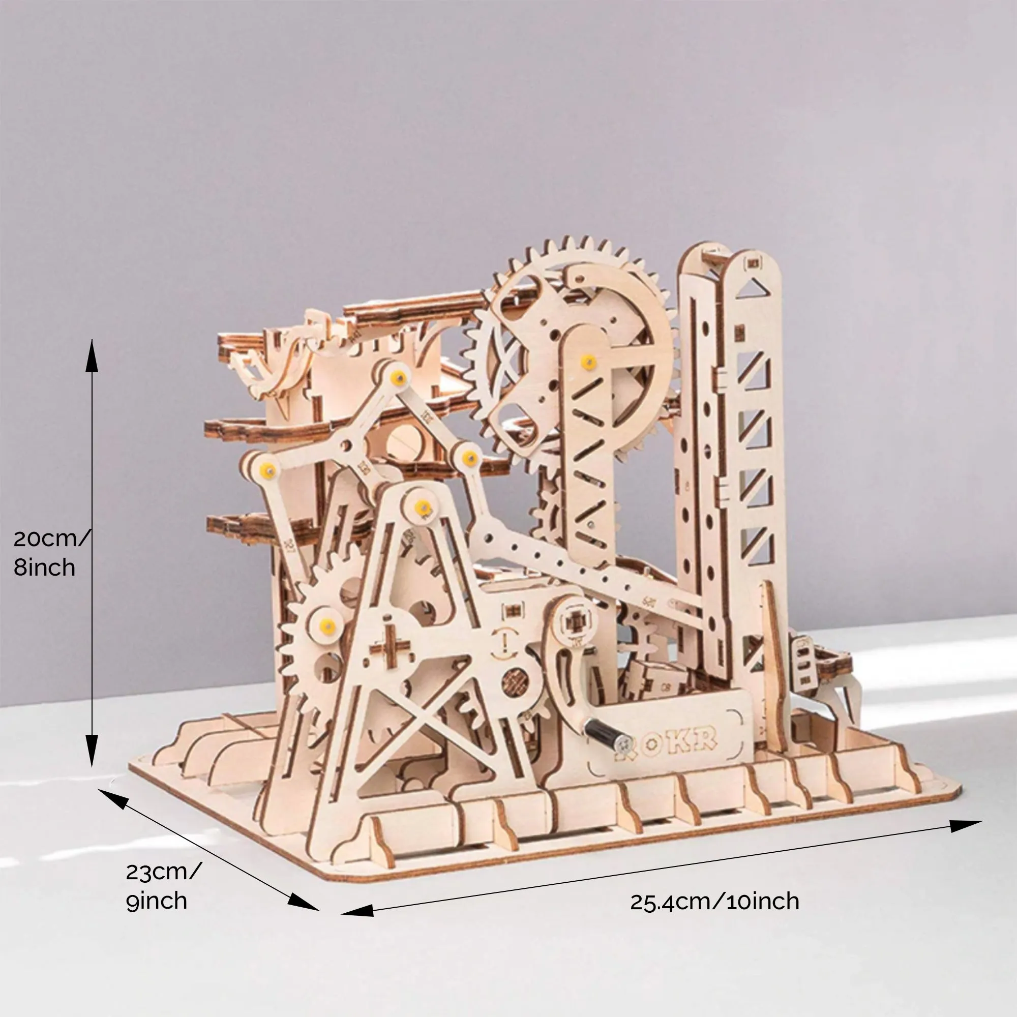 Interactive DIY 3D Wooden Marble Run Game