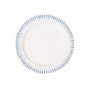 Juliska Sitio Stripe Delft Blue Dessert/Salad Plate