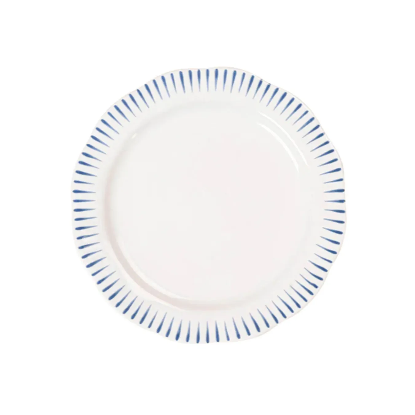 Juliska Sitio Stripe Delft Blue Dessert/Salad Plate