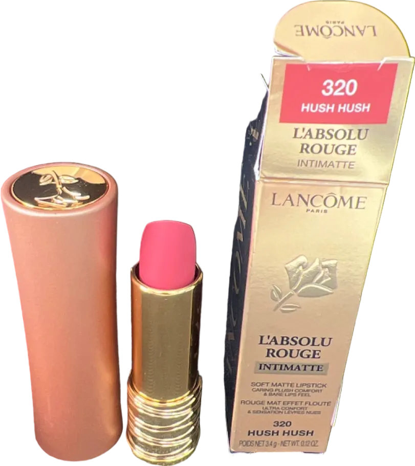 Lancome L'Absolu Rouge Intimatte Lipstick 320 Hush Hush 3.4g