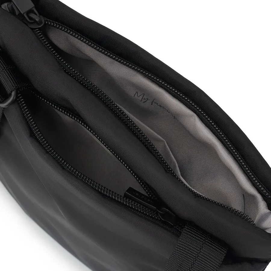 LEONCE CROSSBODY RFID - BLACK