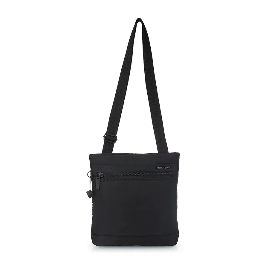 LEONCE CROSSBODY RFID - BLACK