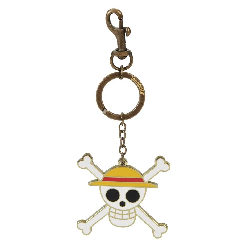 Loungefly Toei One Piece Skull Enamel Keychain