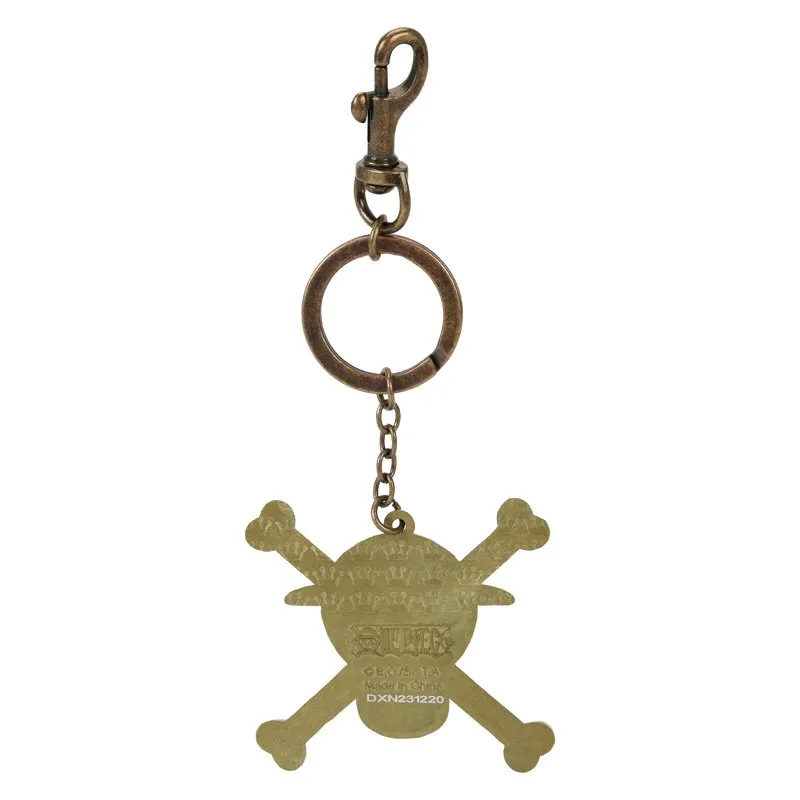 Loungefly Toei One Piece Skull Enamel Keychain