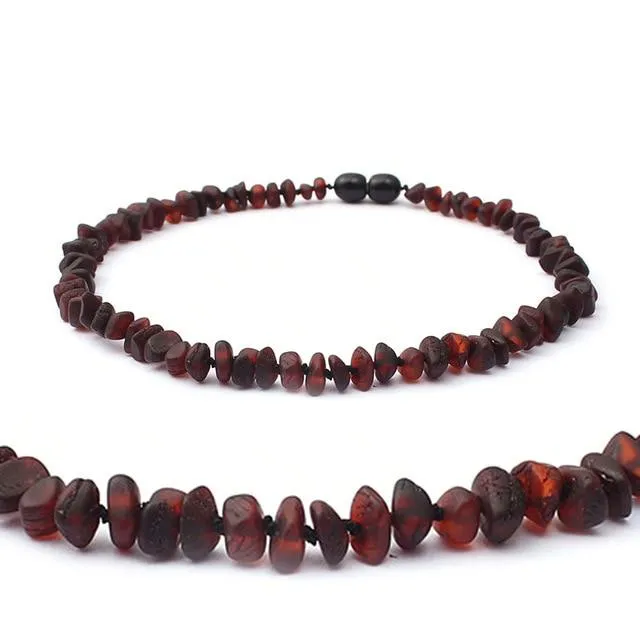 Natural Baltic Amber Stone Beaded Necklace Accessory