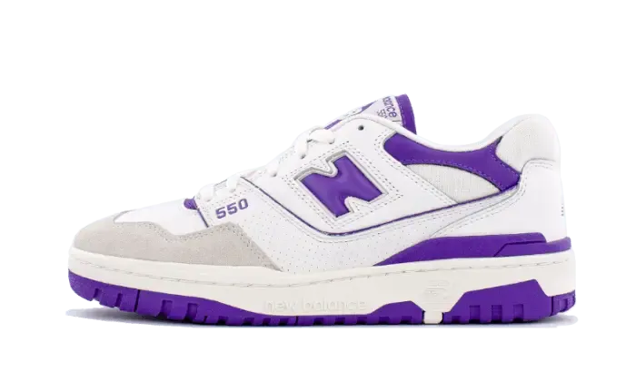 New Balance 550 White Purple