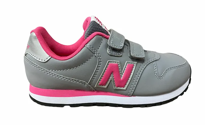 New Balance KV500GPY gray pink girls' sneakers