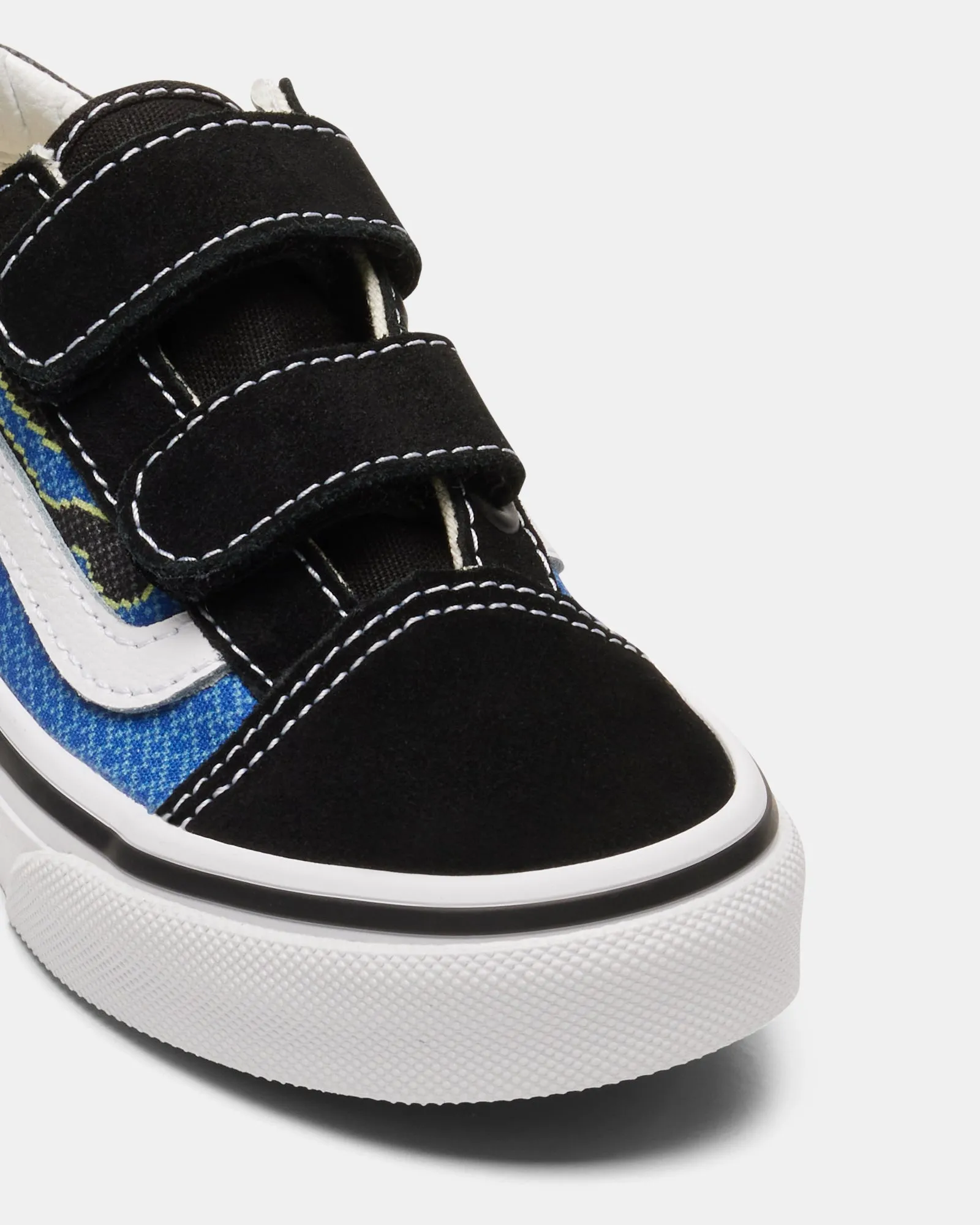 Old Skool V Pixel Flame Youth Black/Blue