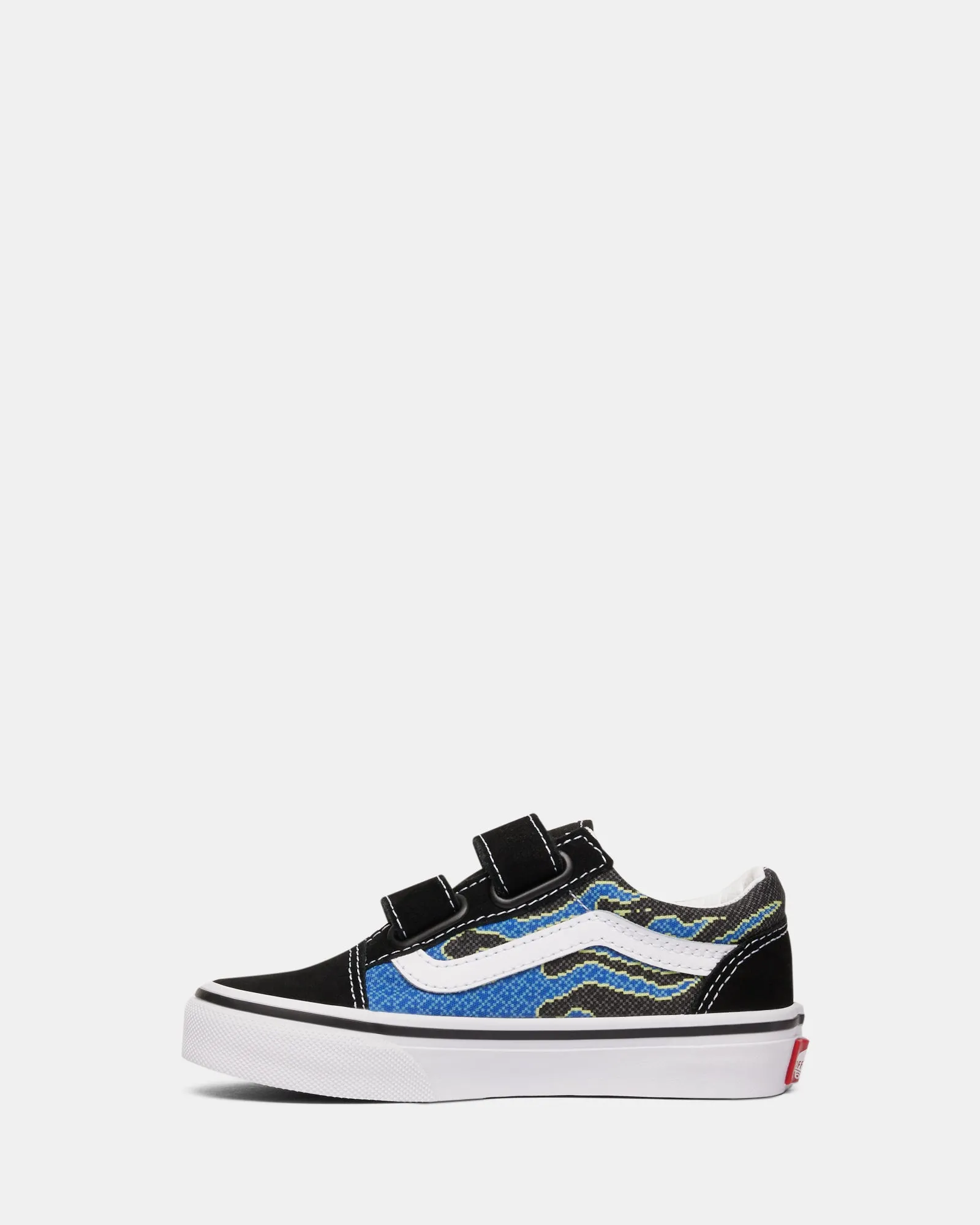 Old Skool V Pixel Flame Youth Black/Blue