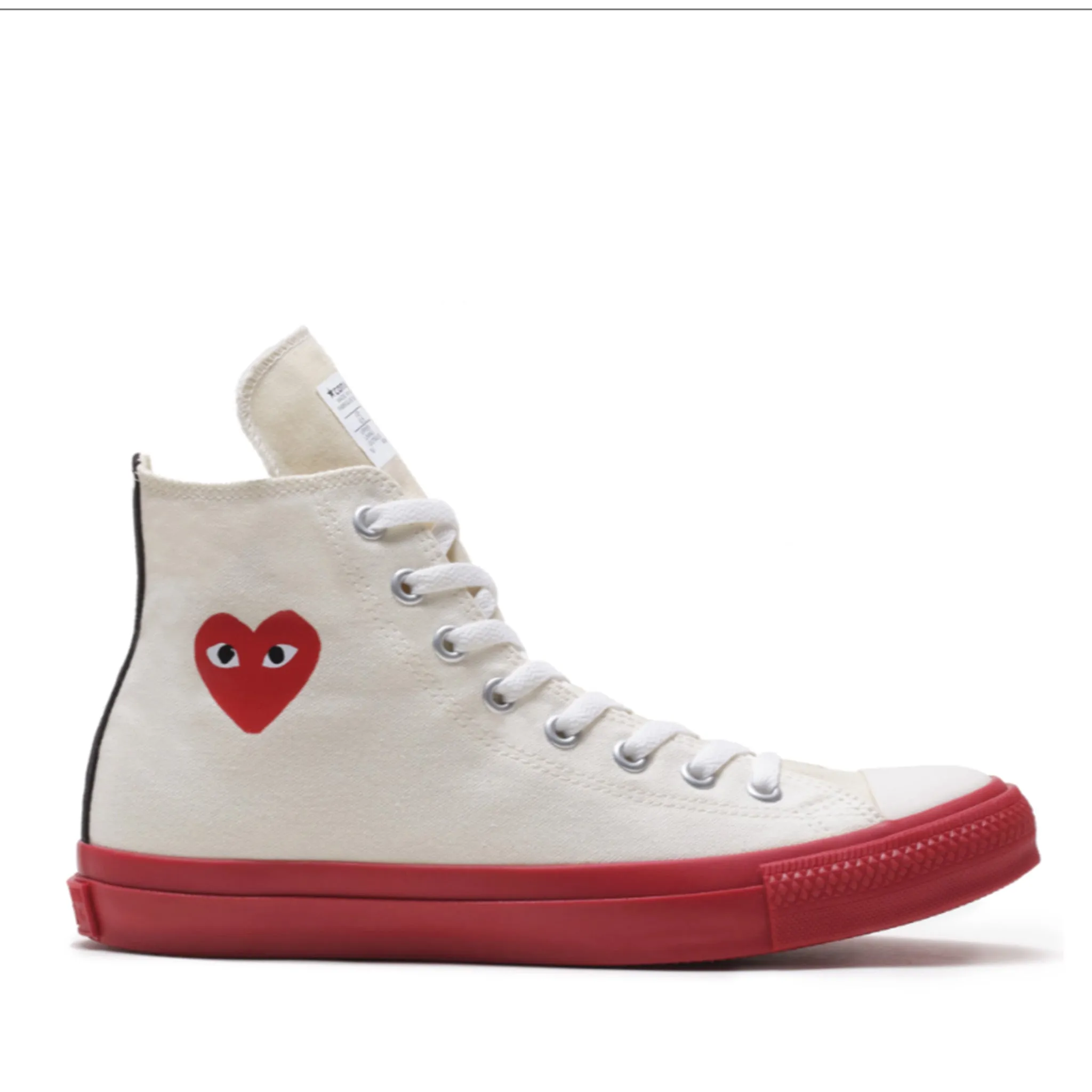 PLAY COMME DES GARONS Converse Chuck Taylor High (White)