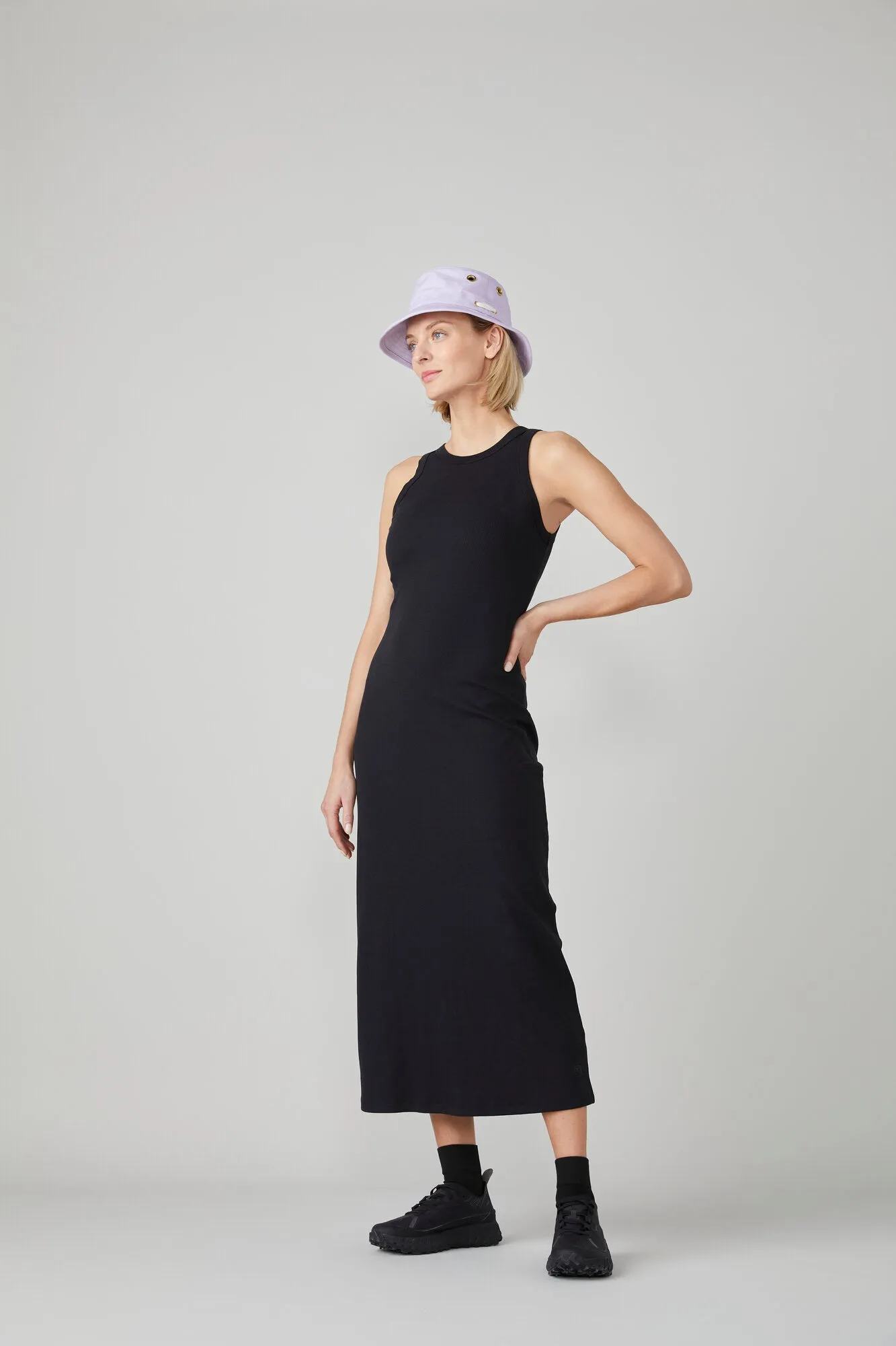 Rib Tank Midi Dress