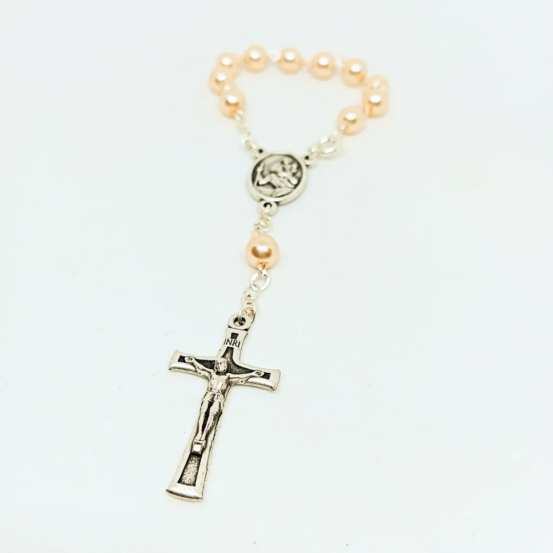 Saint Christopher Pearl Decade Rosary