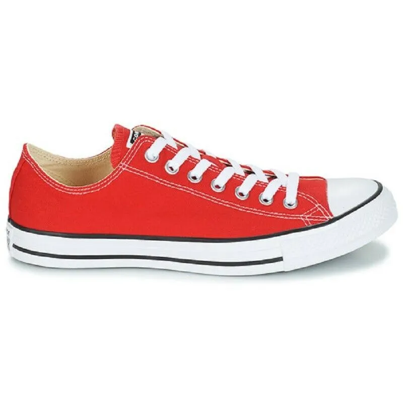 Scarpe unisex adulto Converse - Art. M9696C sneakers tela bassa rosso casual