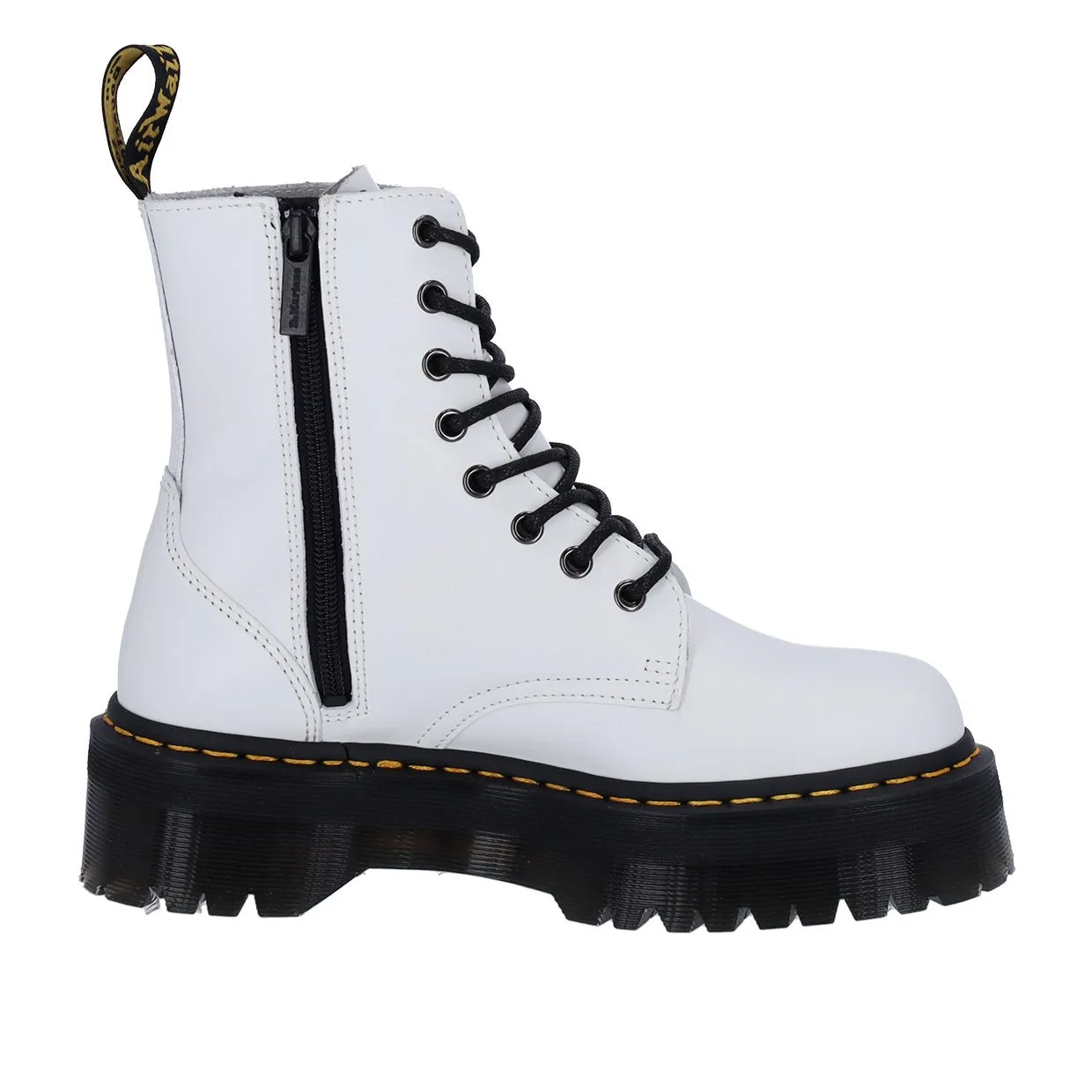 Stivaletti Dr. Martens Jadon Platform Bianco